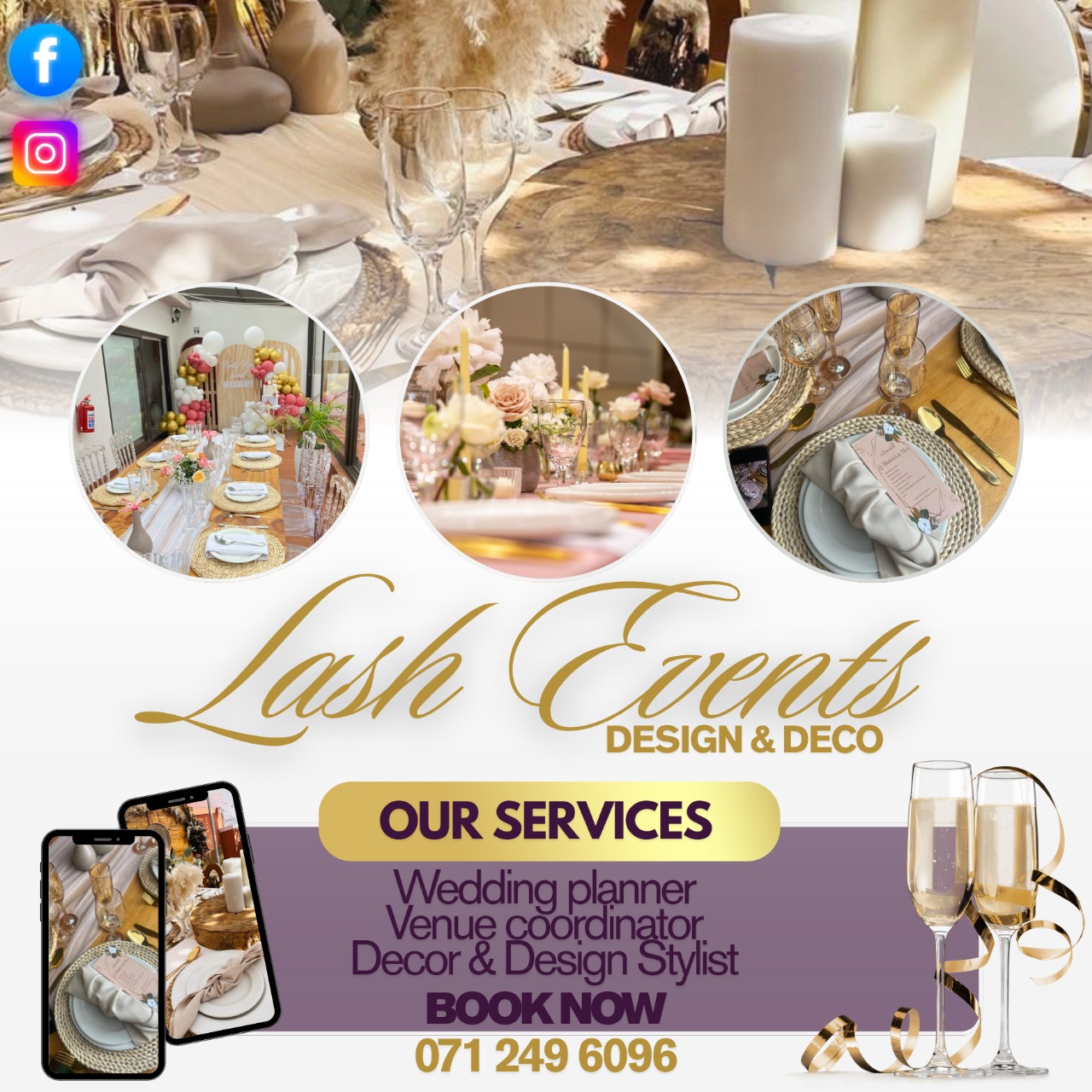 Lash Events logo by Zolisa Magadla