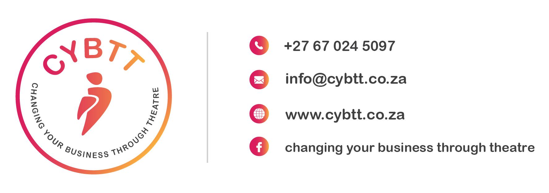 Changing Your Business Through Theatre logo by Luntu Masiza