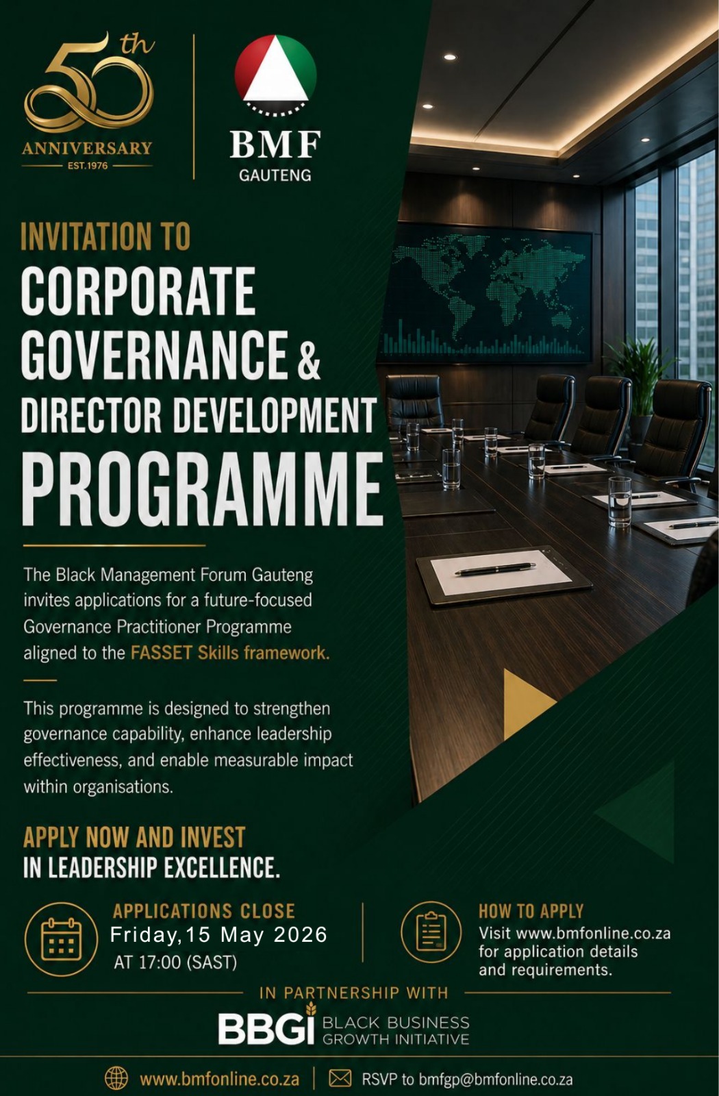 1 Webinar Only - Corporate Governance & Director Development Programme - In partnership with the Black Management Forum image